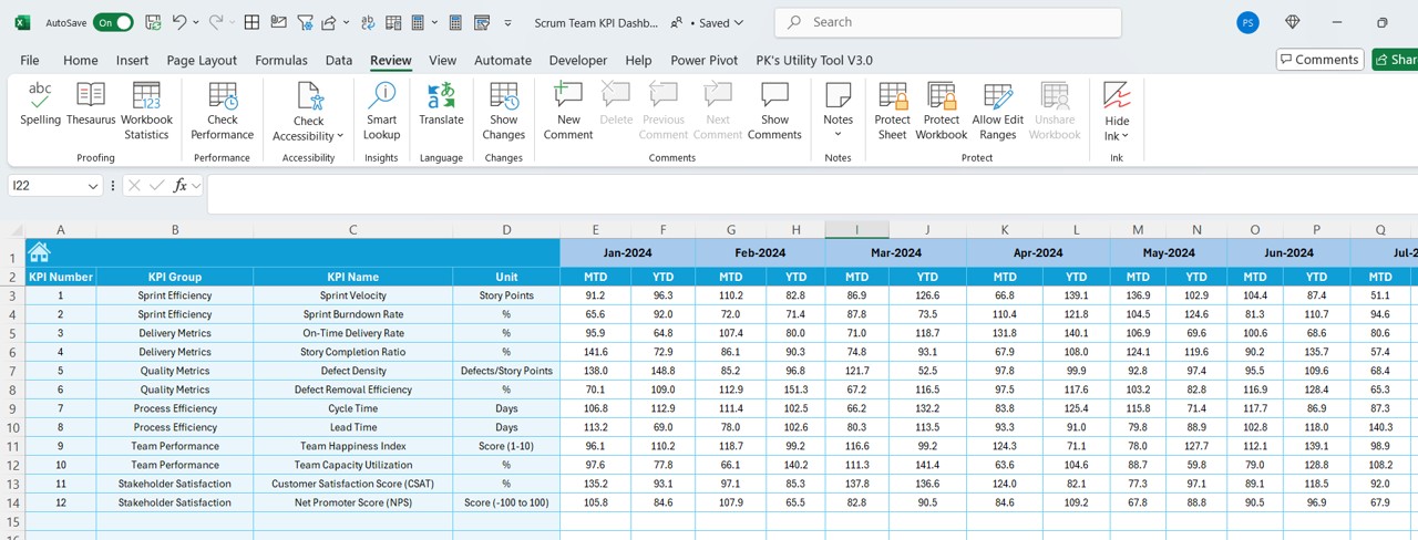 Target Sheet