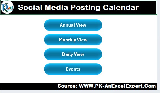 Social Media Posting Calendar