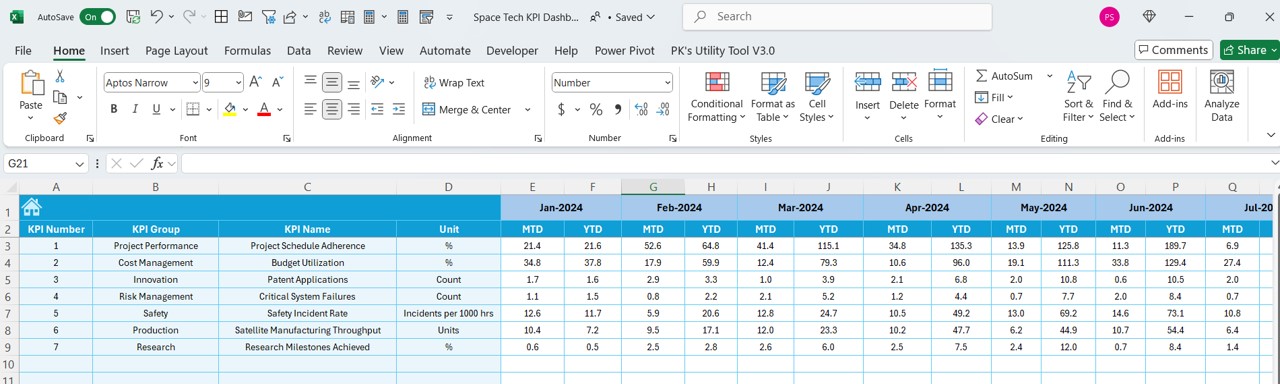 Target Sheet