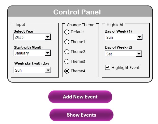 Control Panel