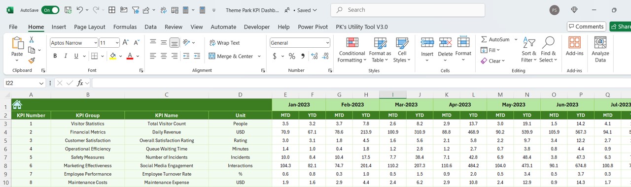 Previous Year Number Sheet