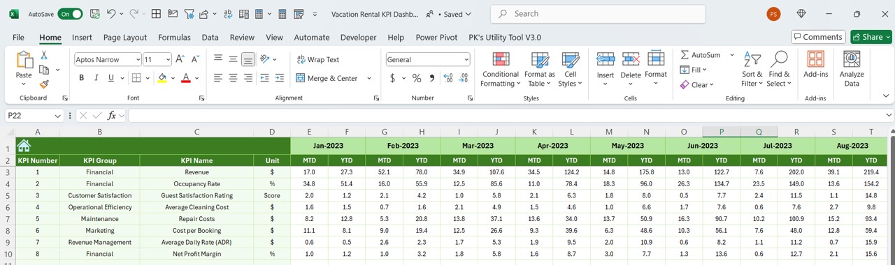 Previous Year Number Sheet