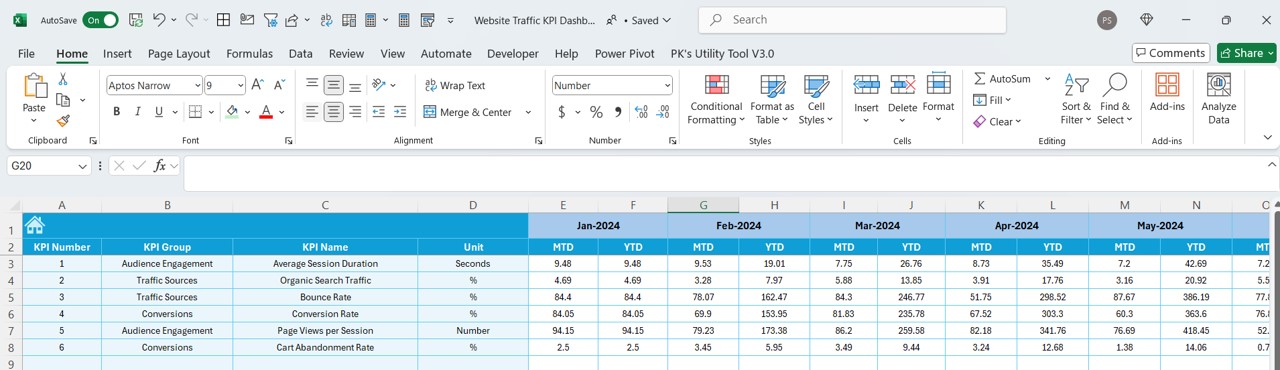 Target Sheet