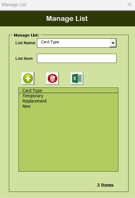 Managing Lists & Categories