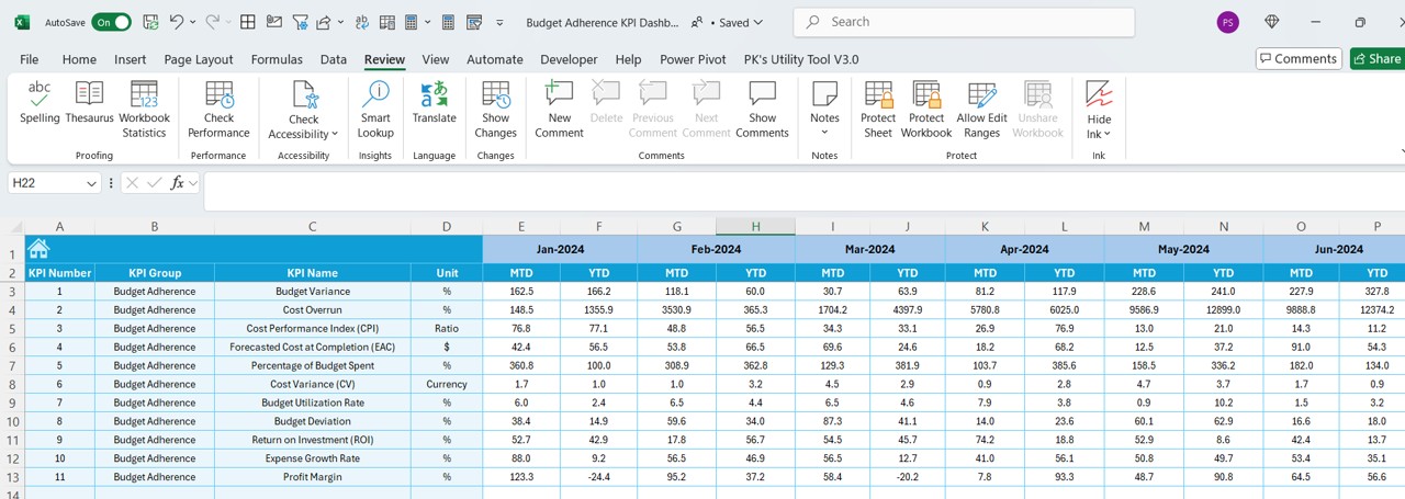 Target Sheet