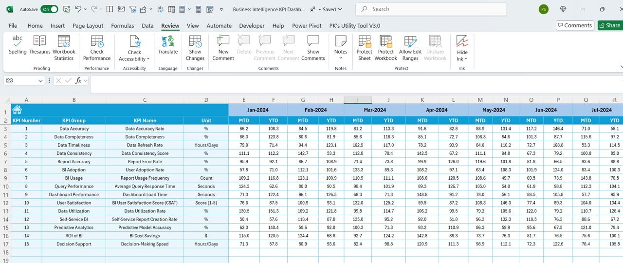 Target Sheet