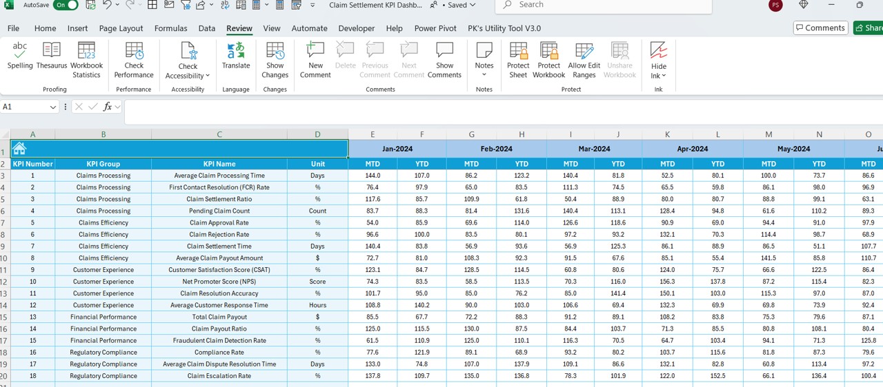 Target Sheet