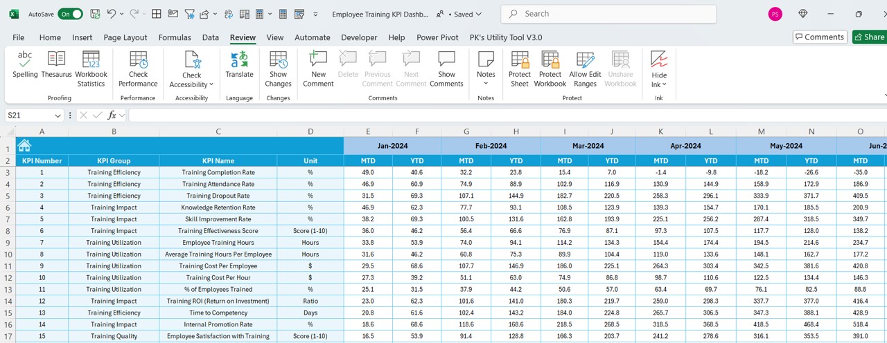 Target Sheet