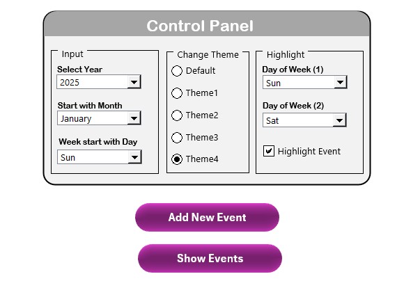 Control Panel