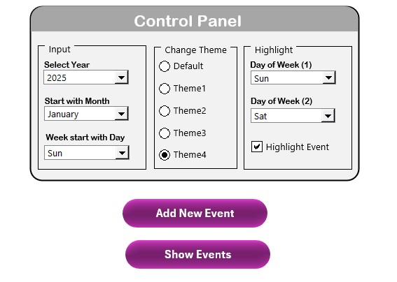 Control Panel