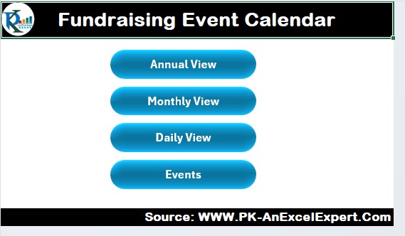 Fundraising Event Calendar