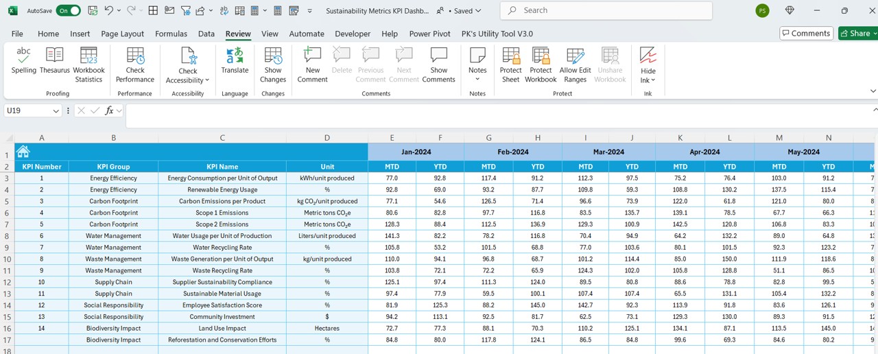 Target Sheet