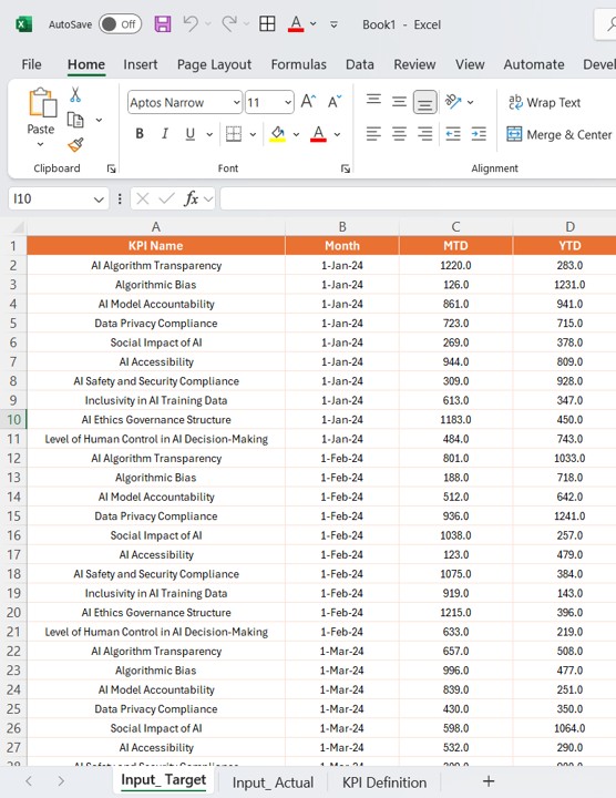 Excel Data