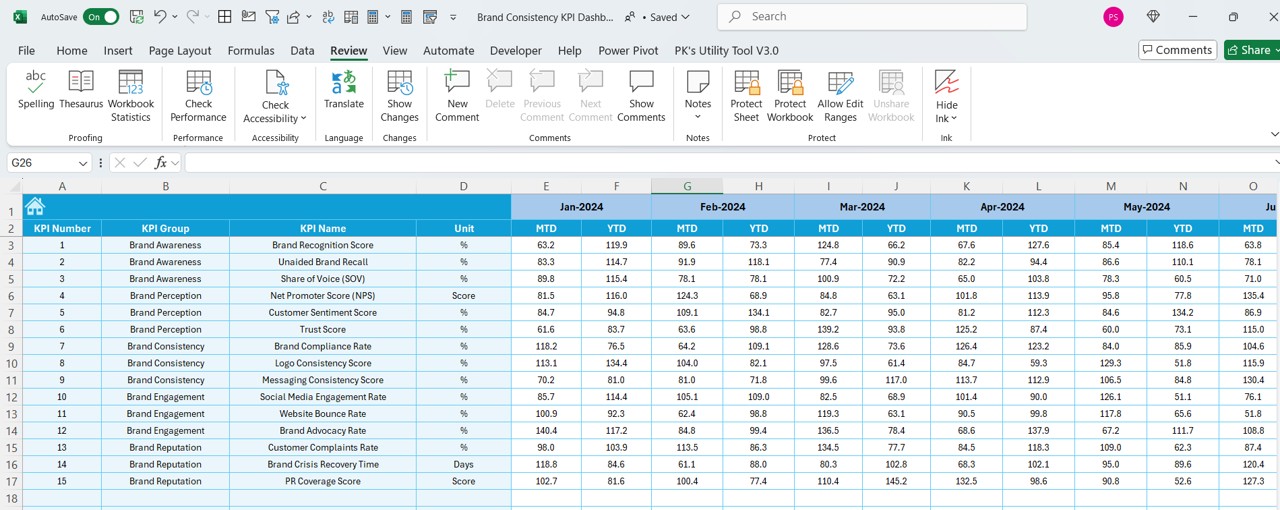 Target Sheet