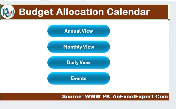 Budget Allocation Calendar