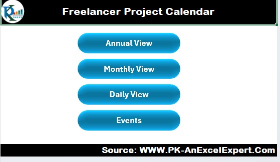 Freelancer Project Calendar 