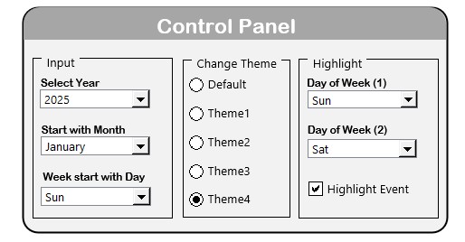 Control Panel