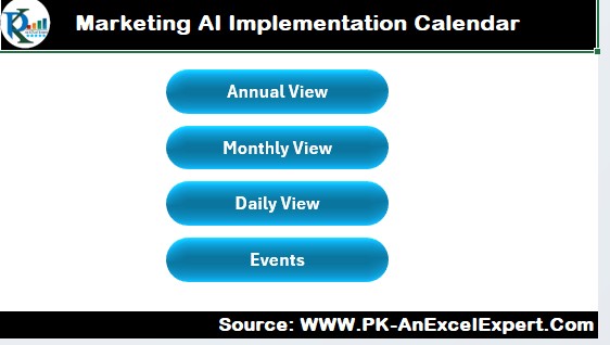 Marketing AI Implementation Calendar