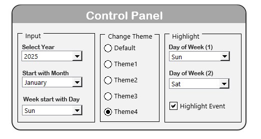 Control Panel