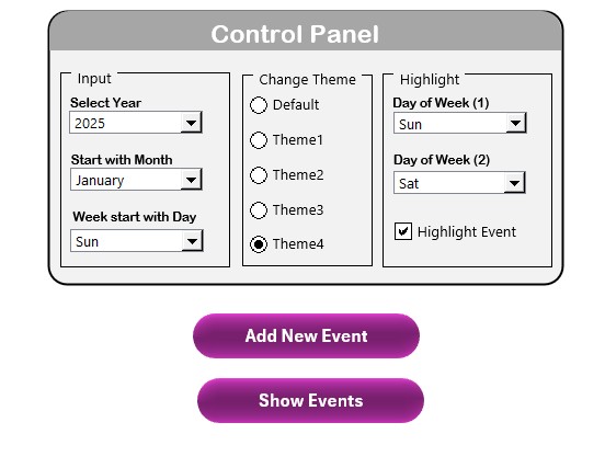 Control Panel