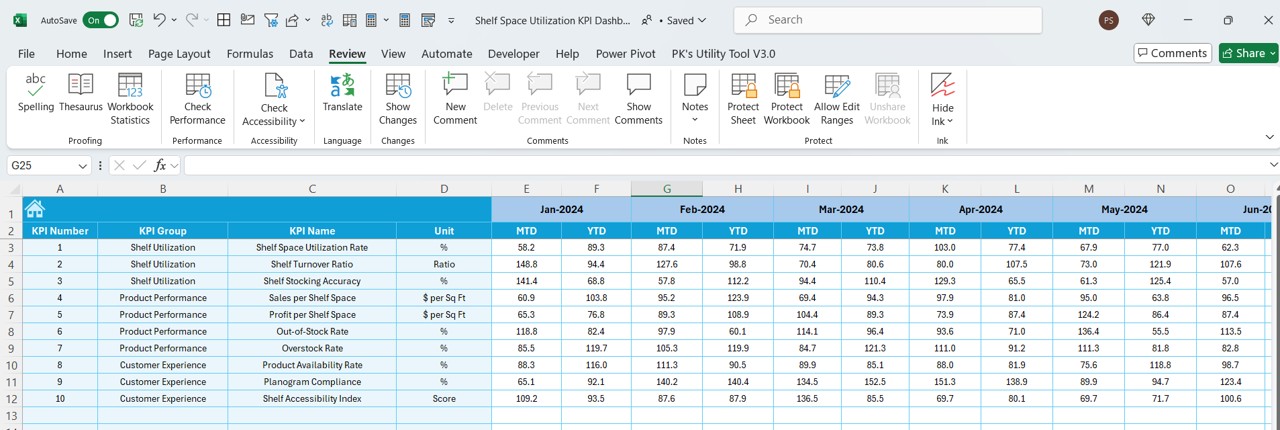 Target Sheet