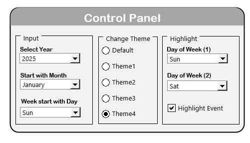 Control Panel