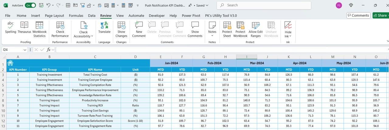 Target Sheet