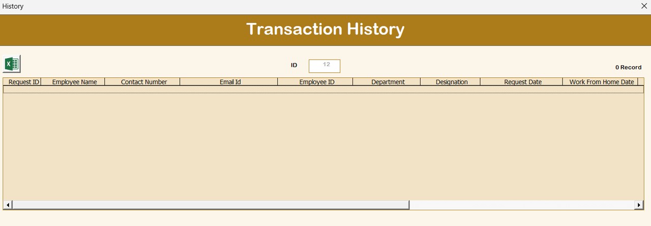 Log History Tracking