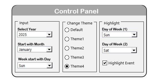 Control Panel